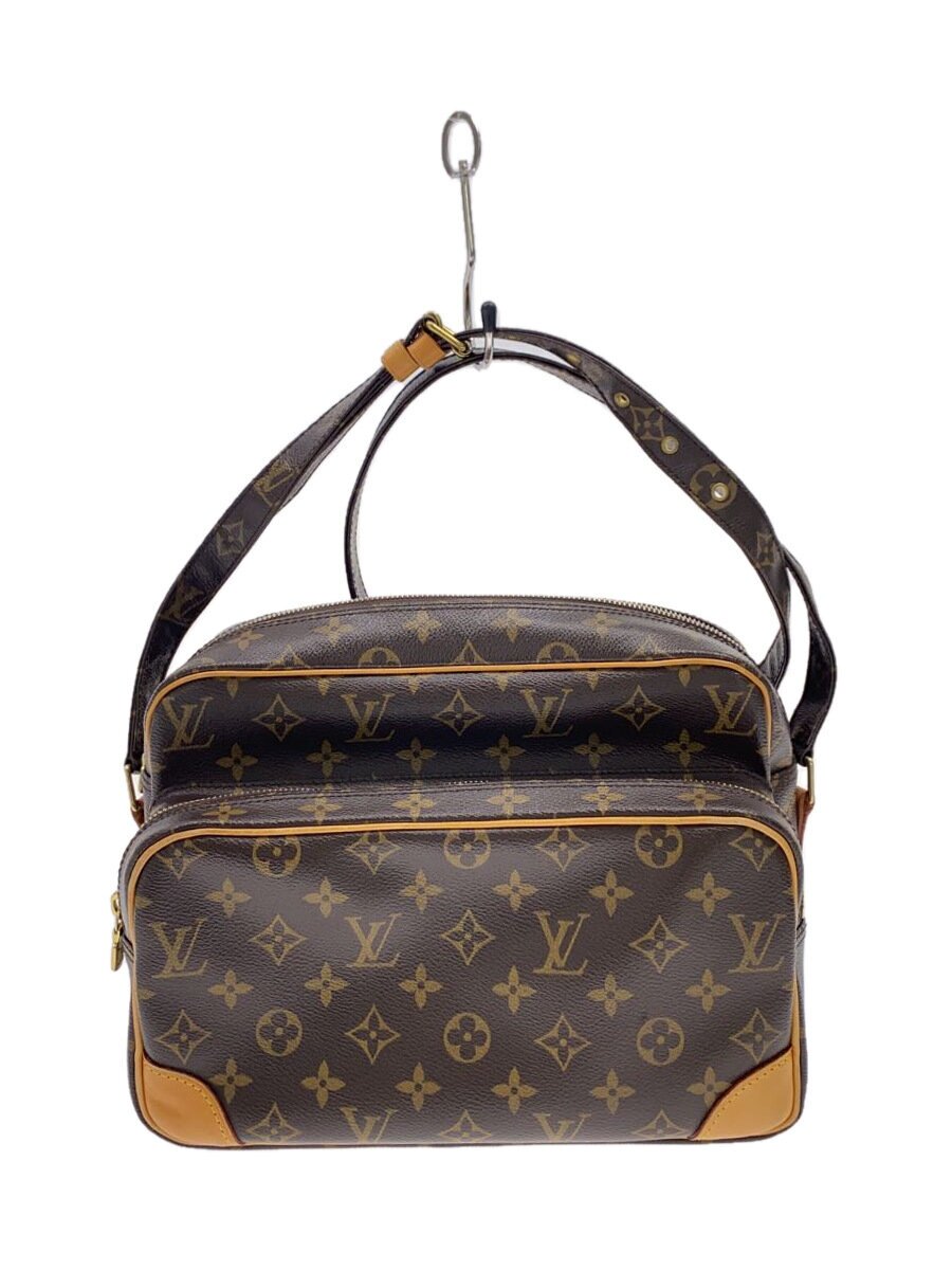 【中古】LOUIS VUITTON◆ナイル/ショルダーバッグ/PVC/BRW/M45244/モノグラム/LV//【御徒面子】