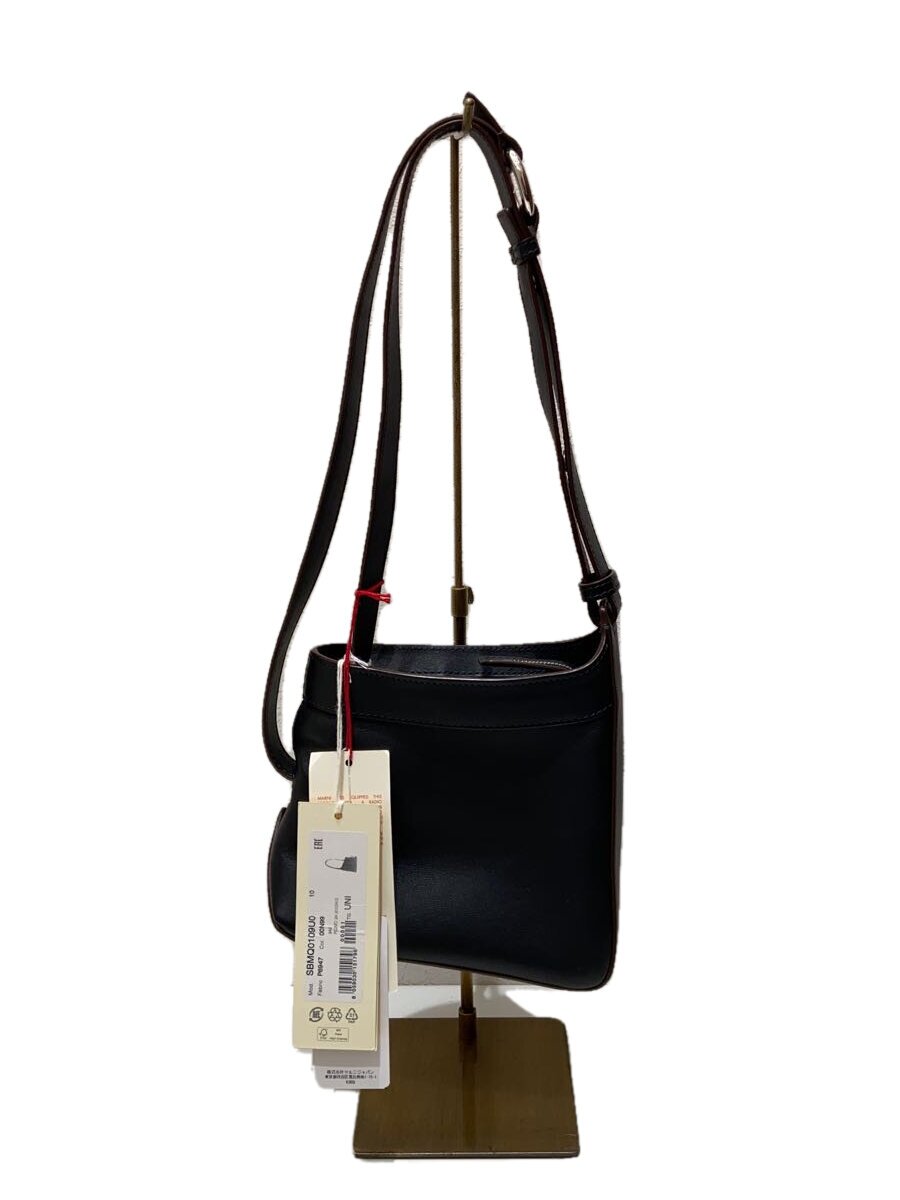 【中古】MARNI◆Leather SMALL HOBO/ショルダーバッグ/レザー/BLK/SBMQ0109U0//【バッグ】|2nd STREET 店