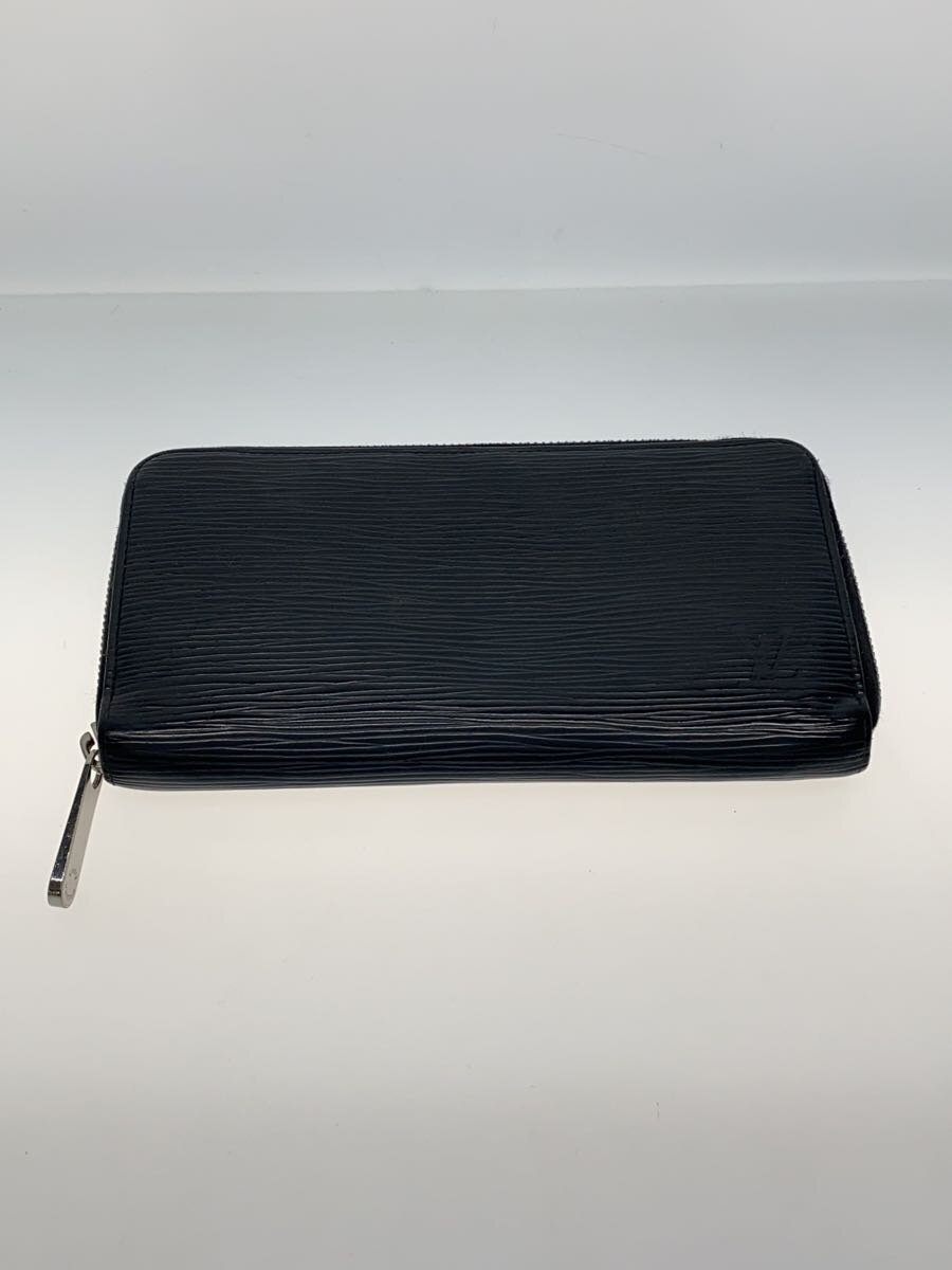 【中古】LOUIS VUITTON◆ジッピー・ウォレット_エピ_BLK/なめし革/BLK/無地/メンズ【服飾雑貨他】