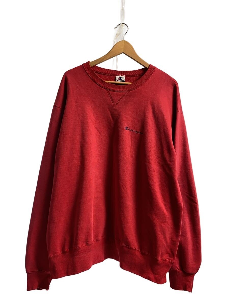 【中古】Champion◆流汗/XXL/綿織物/RED/無地【メンズウェア】