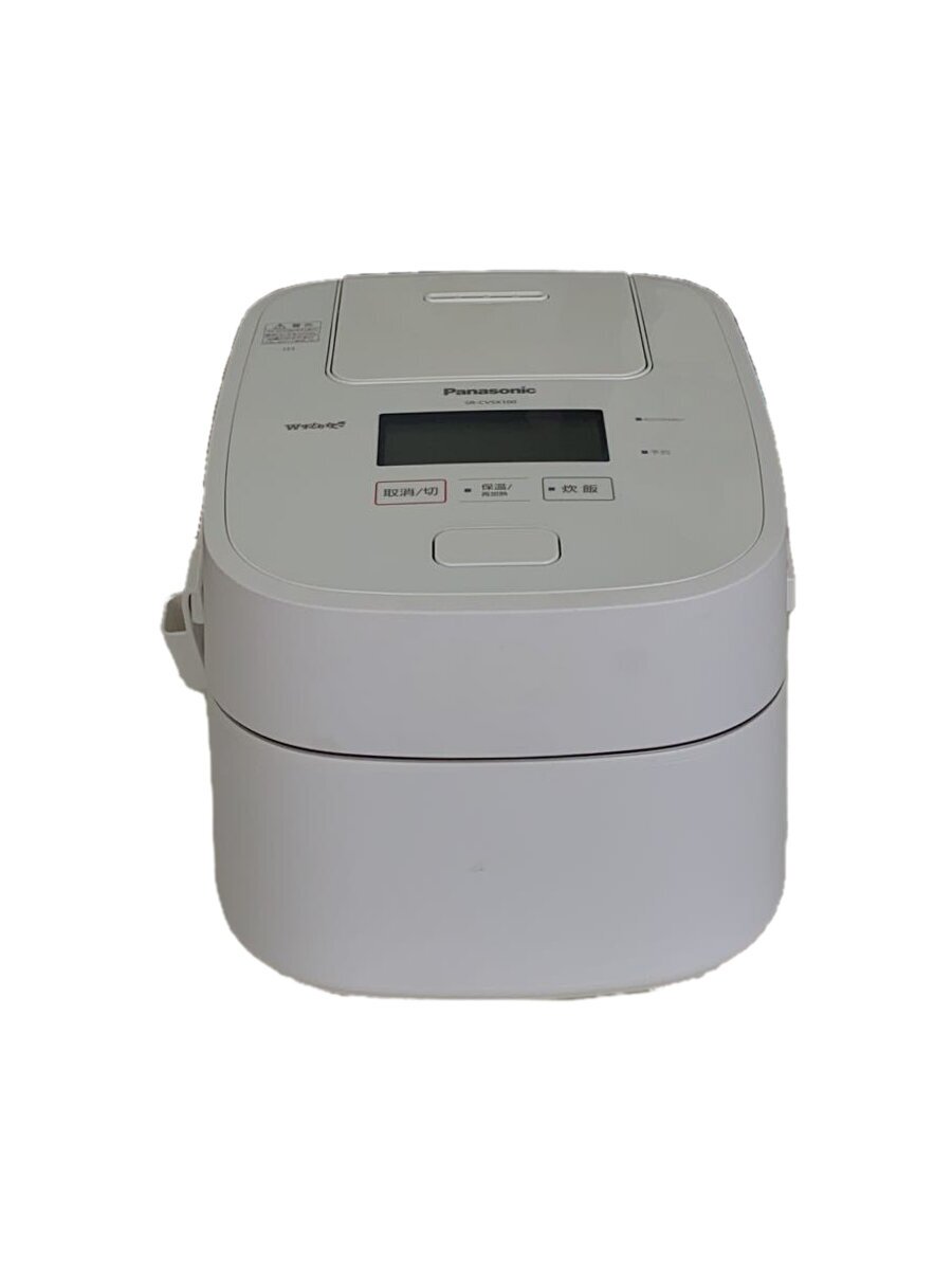 【中古】Panasonic◆炊飯器 SR-CVSX100-W【家電・視覚性・オーディオ】