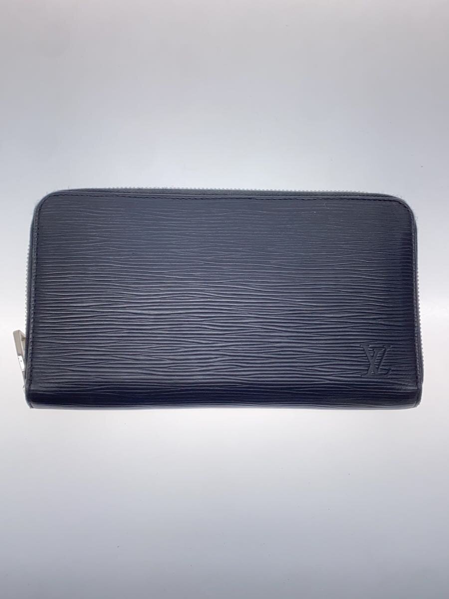 【中古】LOUIS VUITTON◆長財布/レザー/BLK/無地/メンズ/M42705【服飾雑貨他】