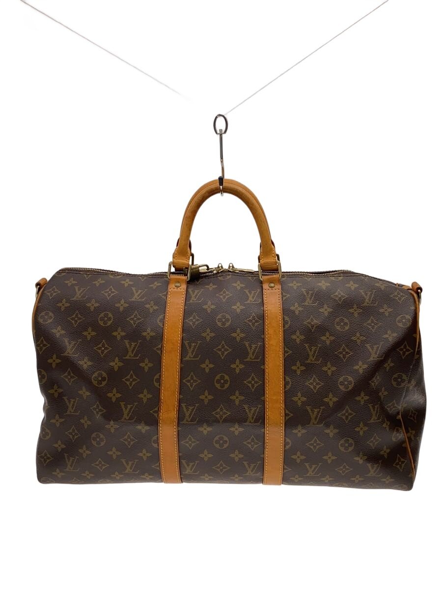 【中古】LOUIS VUITTON◆キーポル45_モノグラム・帆布/PVC/BRW【御徒面子】