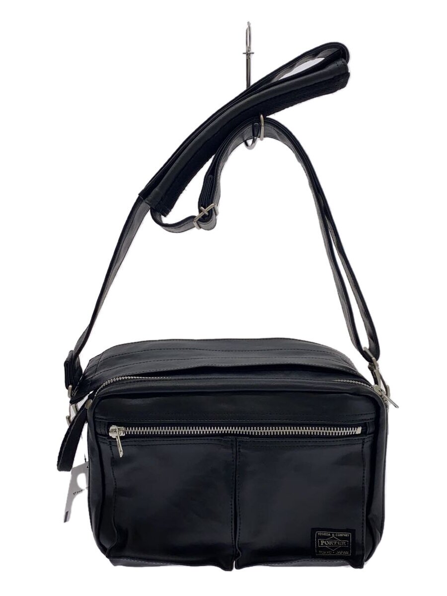 【中古】PORTER◆ショルダーバッグ/--/BLK【御徒面子】