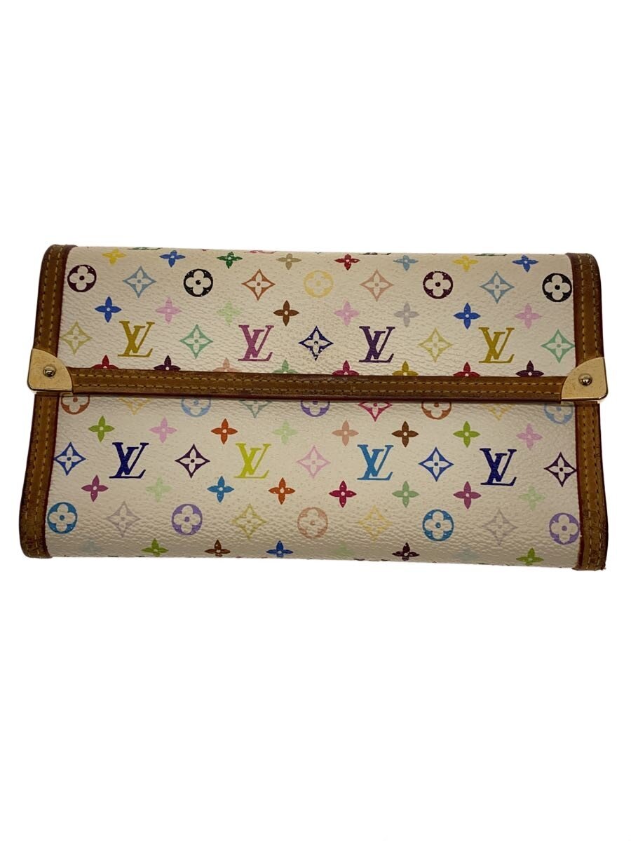 【中古】LOUIS VUITTON◆ポルト・トレゾール・インターナショナル_モノグラム・マルチ色合い_ブロン/PVC/マルチ色合い/レディース【服飾雑貨他】