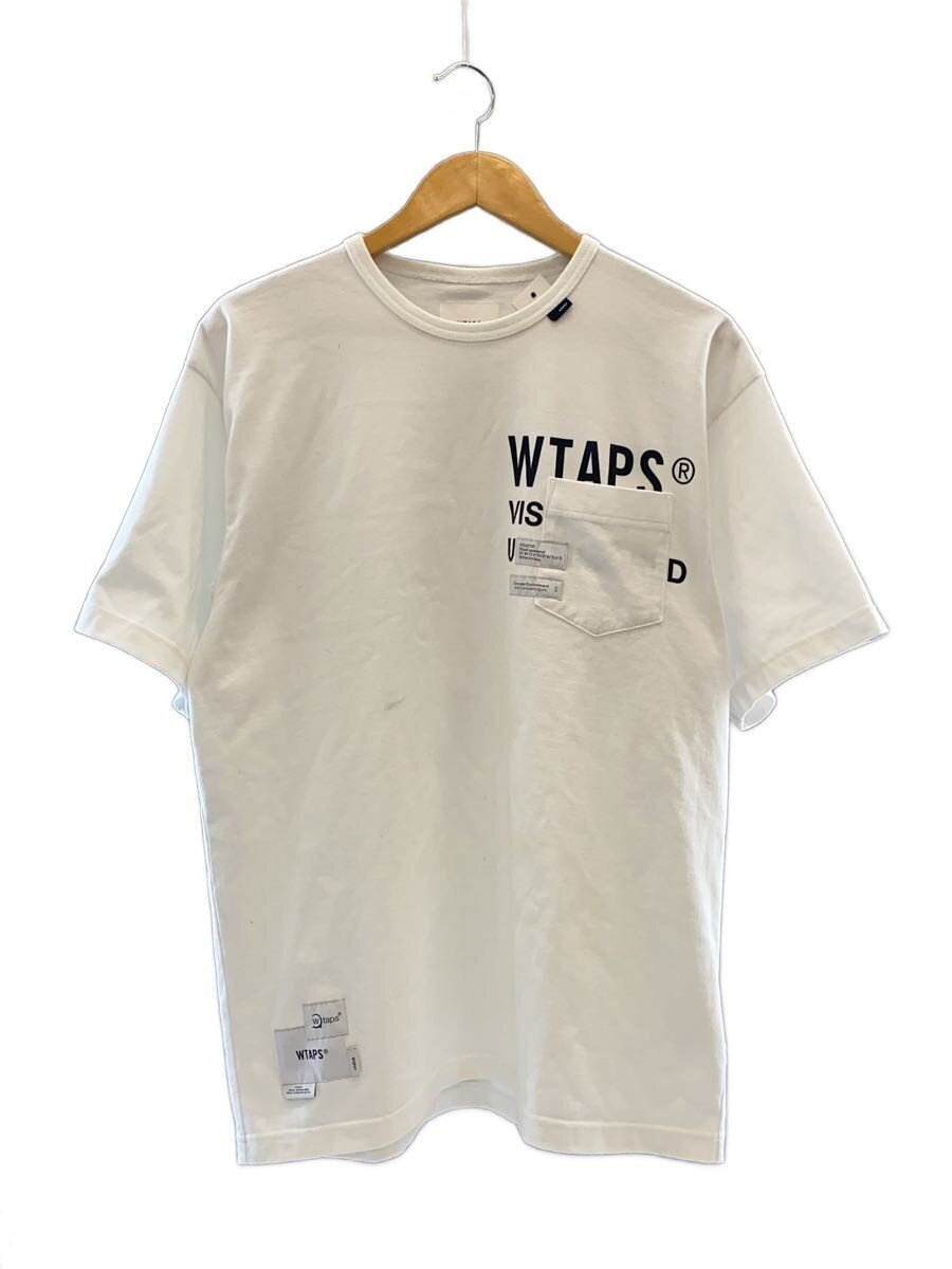 【中古】WTAPS◆21SS/INSECT02 SS COPO/プルオーバー/3/綿織物/WHT/211ATDT-CSM12【メンズウェア】