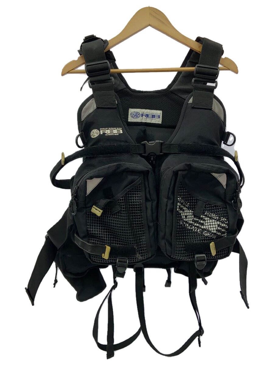 【中古】Rivalley◆フローティングベスト/BLK【スポーツ】