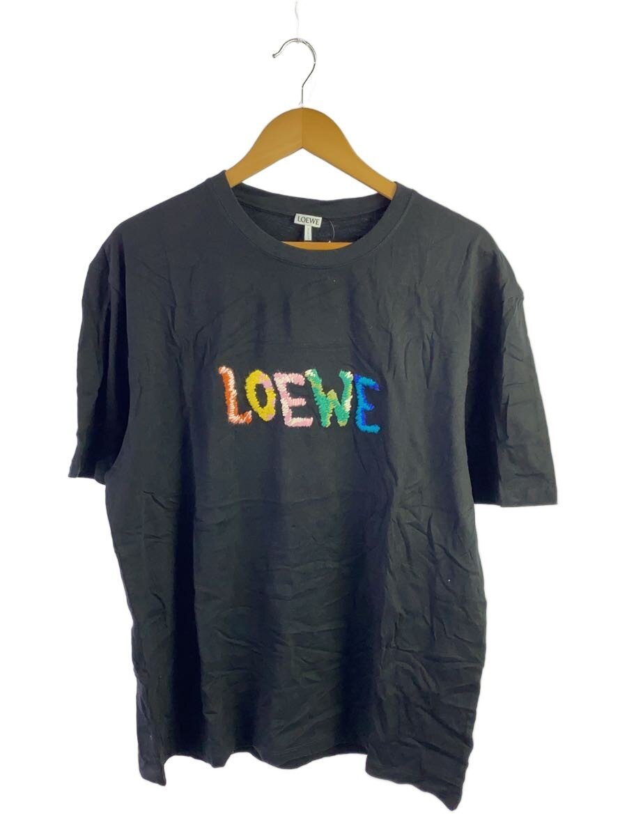 【中古】LOEWE◆プルオーバー/XL/綿織物/BLK/H526Y22XBF//【メンズウェア】