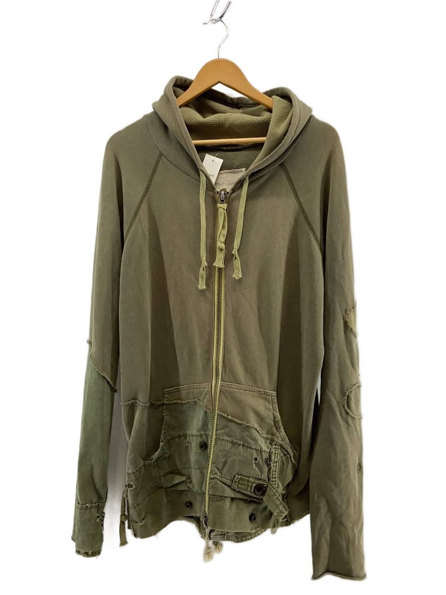 【中古】GREG LAUREN◆パーカー/1/コットン/GRN/? NULL ?【メンズウェア】|2nd STREET 店