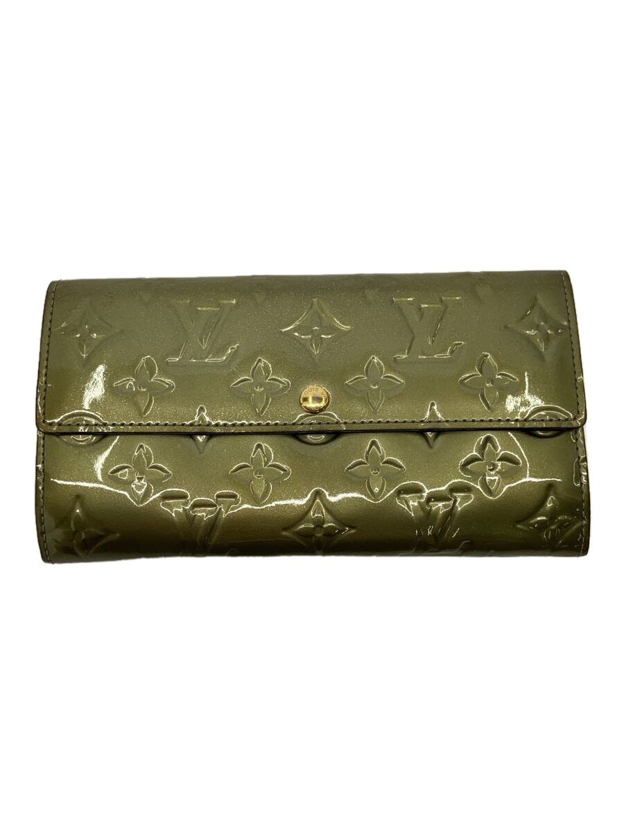【中古】LOUIS VUITTON◆ポルト・フォイユ・サラ_モノグラム・ヴェルニ/エナメル/GRN/レディース【服飾雑貨他】｜2ｎｄ STREET 店