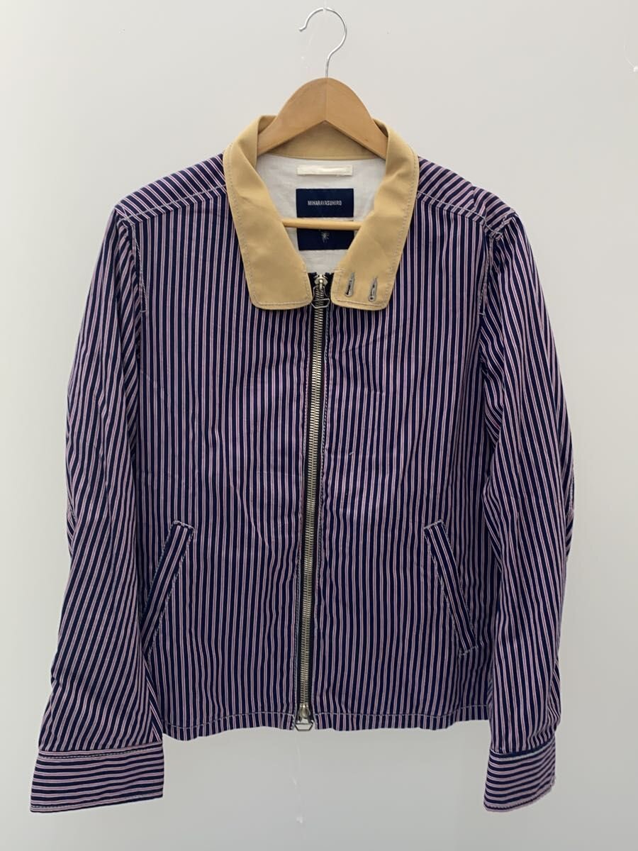 【中古】MIHARA YASUHIRO◆ブルゾン/48/コットン/NVY/ストライプ【メンズウェア】｜2ｎｄ STREET 店