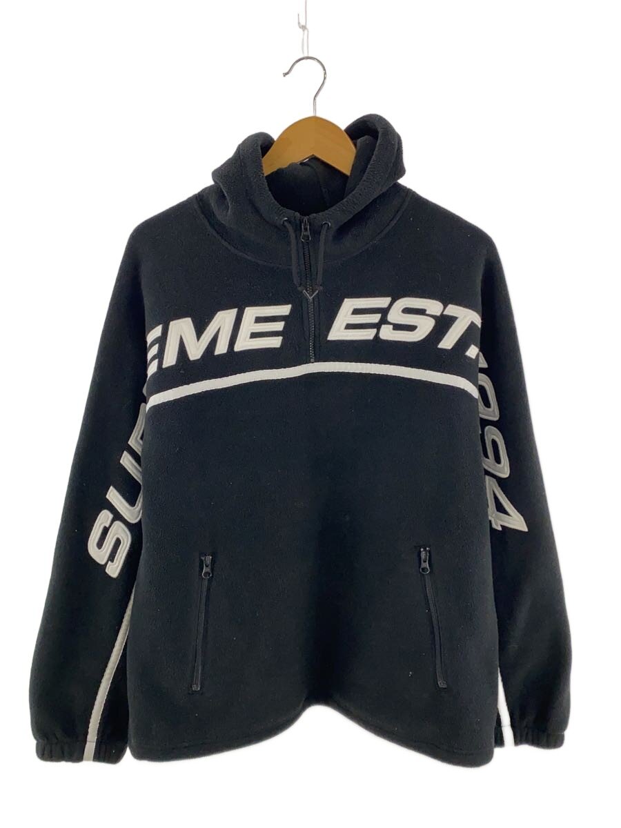 【中古】Supreme◆19AW/POLARTEC HALF ZIP SWEATSHIRTS/M/ポリエステル/BLK【メンズウェア】|2nd STREET 店