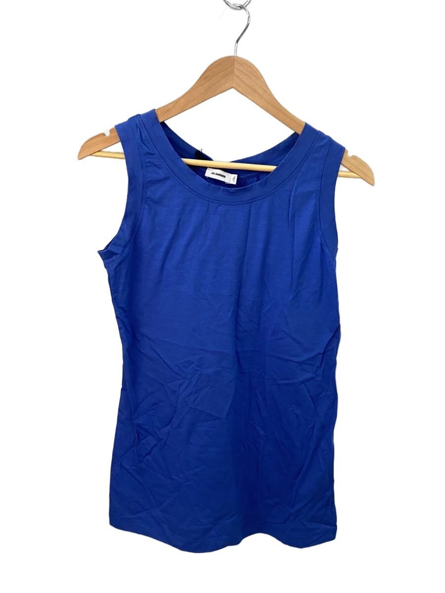 【中古】JIL SANDER◆キャミソール・貯蔵タンクいの一番/--/綿織物/BLU【レディースお召しもの】
