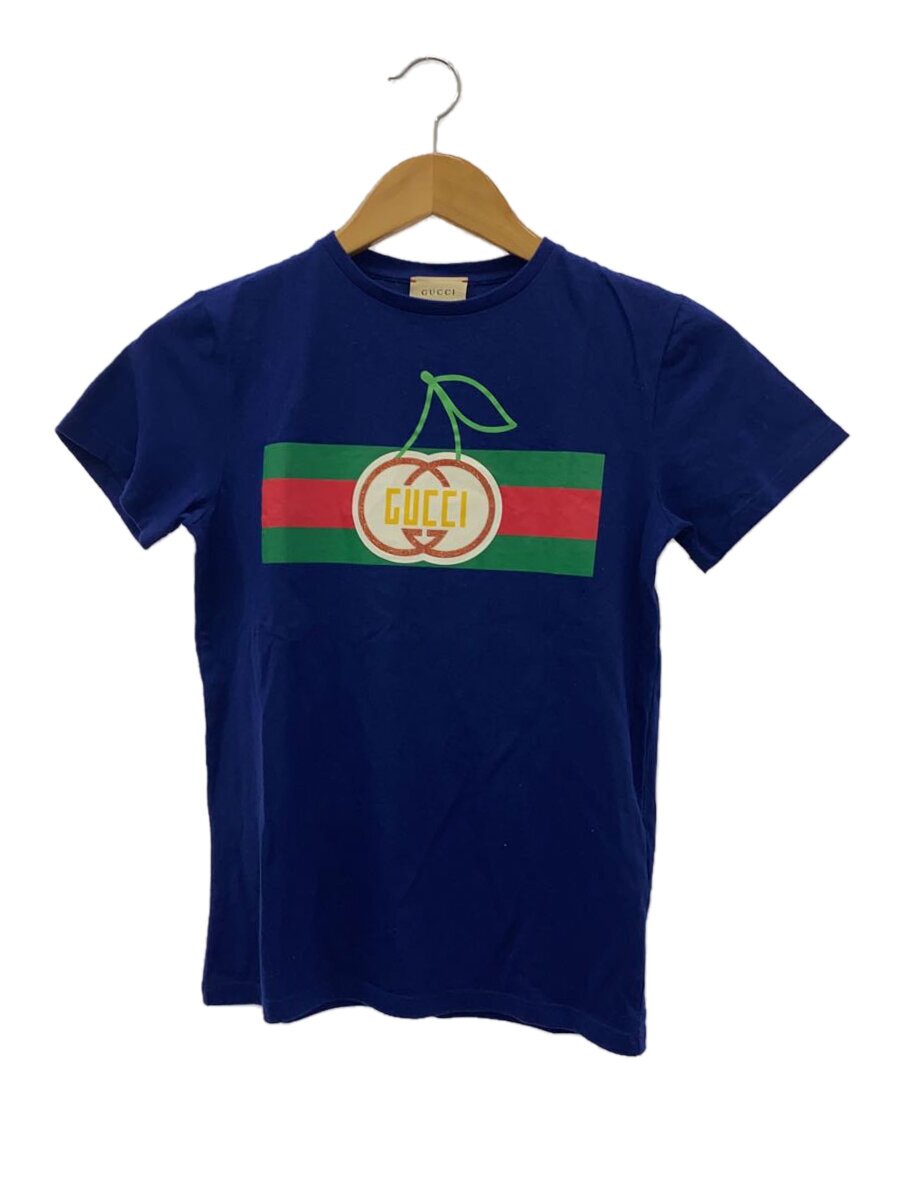 【中古】GUCCI◆ティーシャツ/140珊/綿織物/NVY/610190XJENG【キッズ】