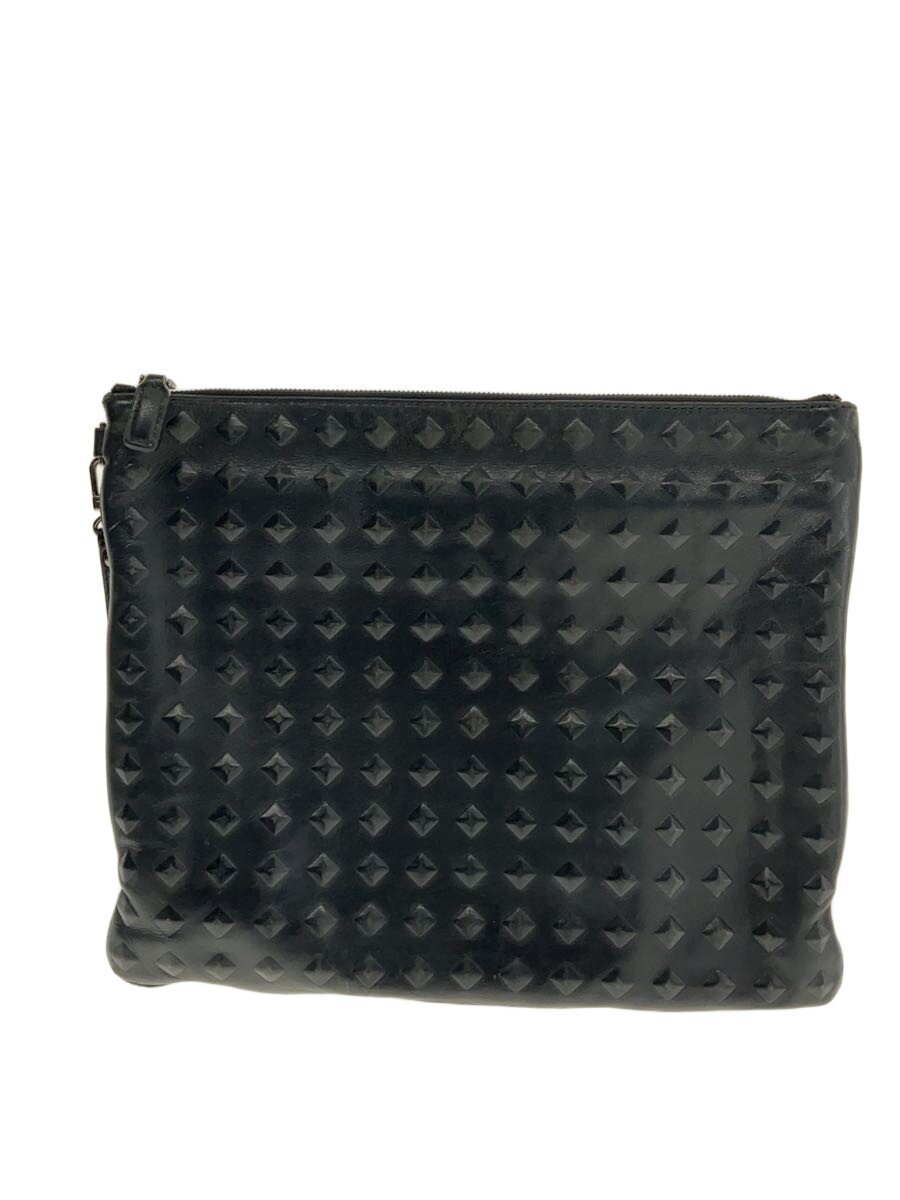 【中古】MCM◆二つ目御徒面子/なめし革/BLK/MMU3AVH23BK001【御徒面子】