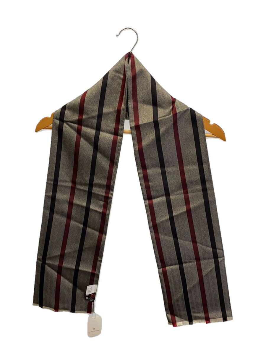 【中古】UNITED ARROWS◆袈裟/地絹/SLV/縞模様/メンズ/1336-343-3738-3500【服飾雑貨他】