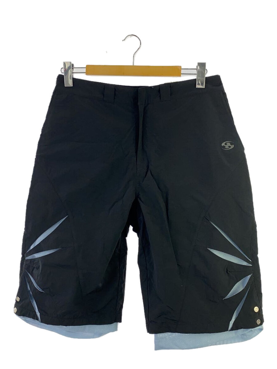 【中古】SAN SAN GEAR◆24SS/cut off mesh shorts/遊撃手ズボン下/4/ナイロン/黒いこと/SG2401PT13【メンズウェア】
