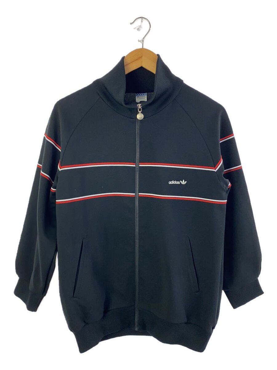 【中古】adidas◆プルオーバー/O/ポリエステル/BLK/ATS-190【メンズウェア】