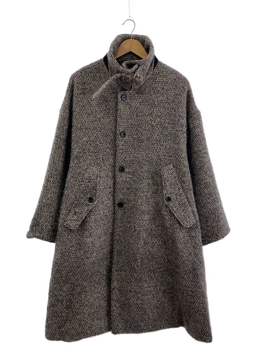 【中古】My Beautiful Landlet◆ウールステンカラーコート/厚地の外套/0/毛糸/GRY/WM14-CO222142【メンズウェア】