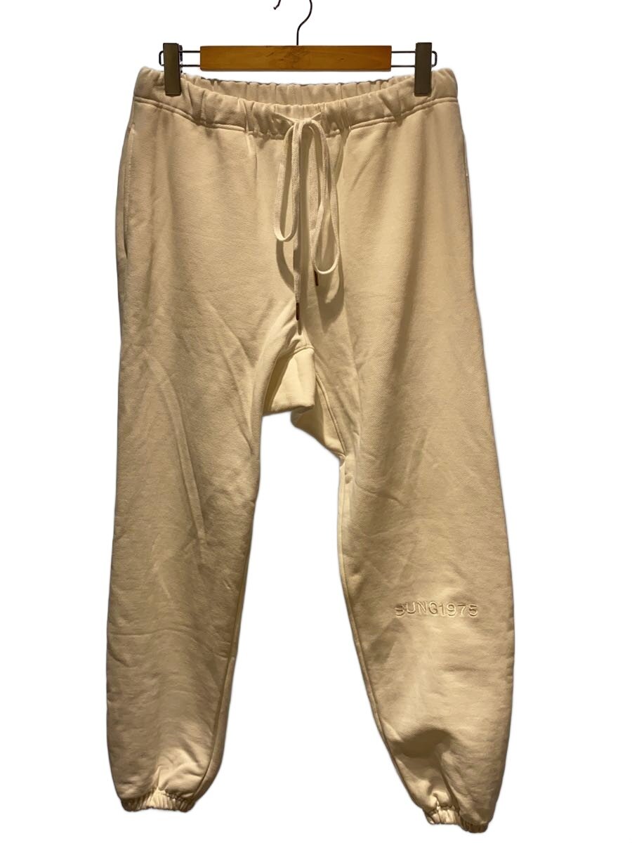 【中古】SUNG1975/HEAVY WEIGH SWEAT PANTS/FREE/綿織物/WHT/SU2A009-0【メンズウェア】