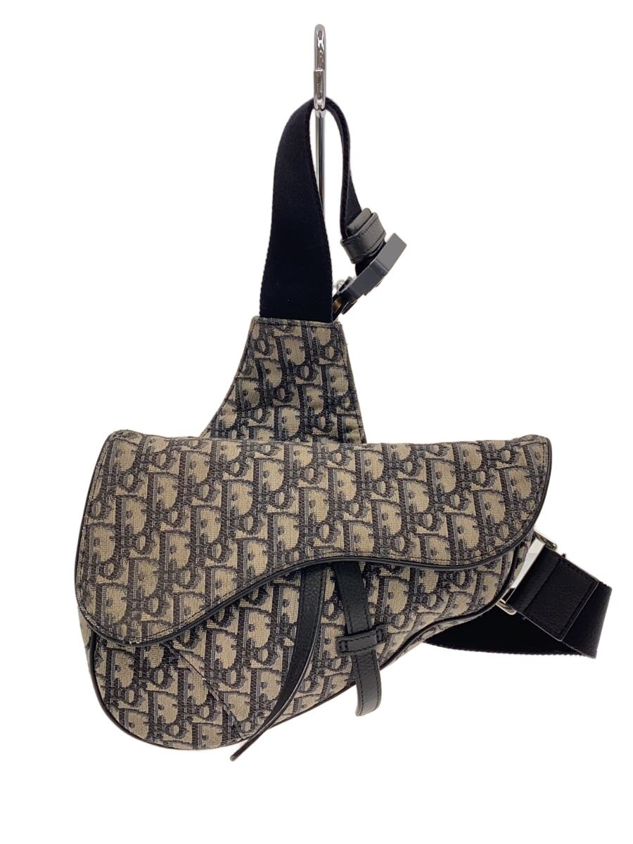 【中古】Christian Dior◆ショルダーバッグ/なめし革/米国海軍/総柄/1ADPO248YKY【御徒面子】