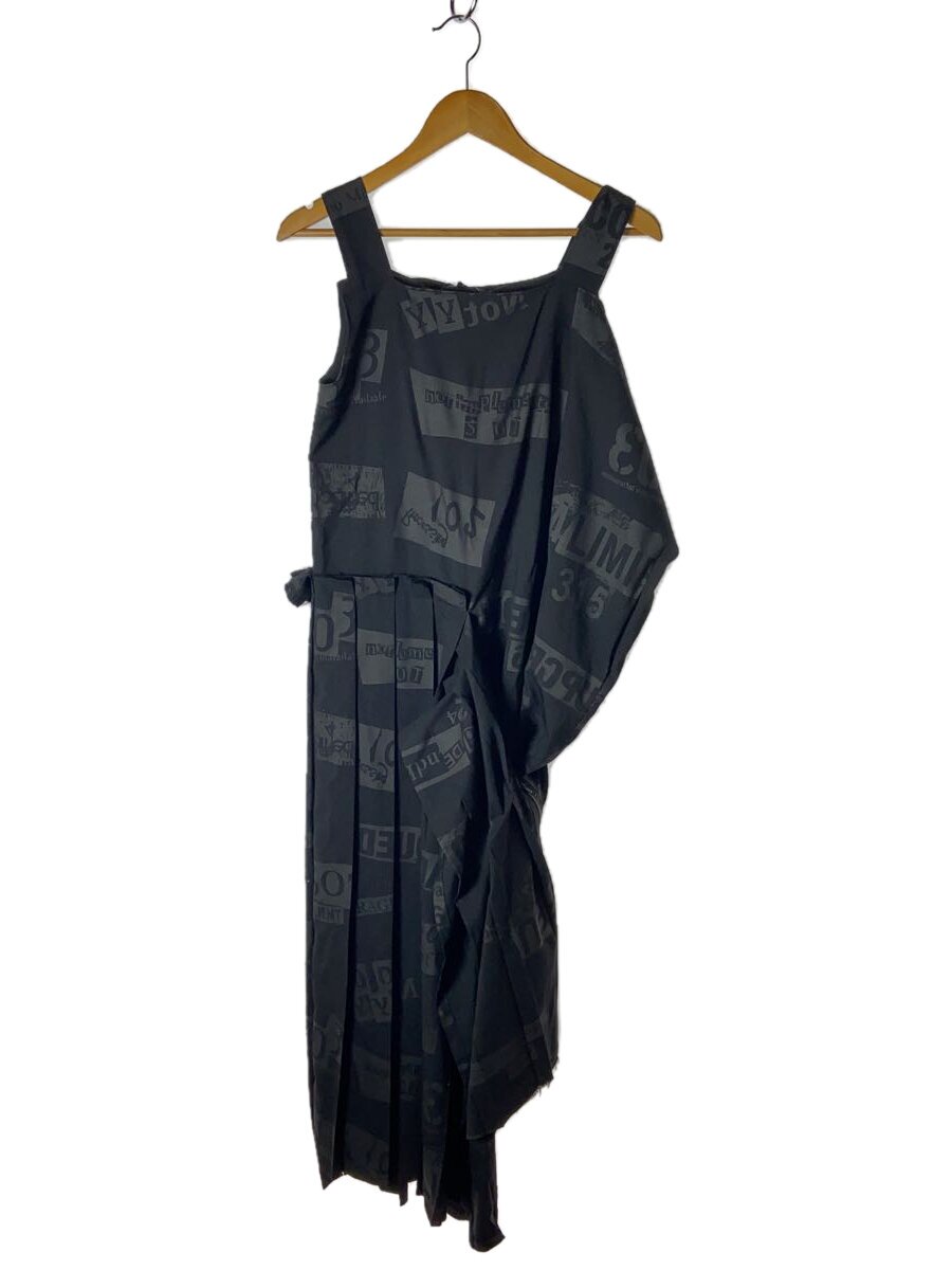 【中古】LIMI feu◆ノースリーブワンピース/2/ウール/BLK/総柄/LJ-D11-113-1-01【レディースウェア】｜2ｎｄ STREET 店