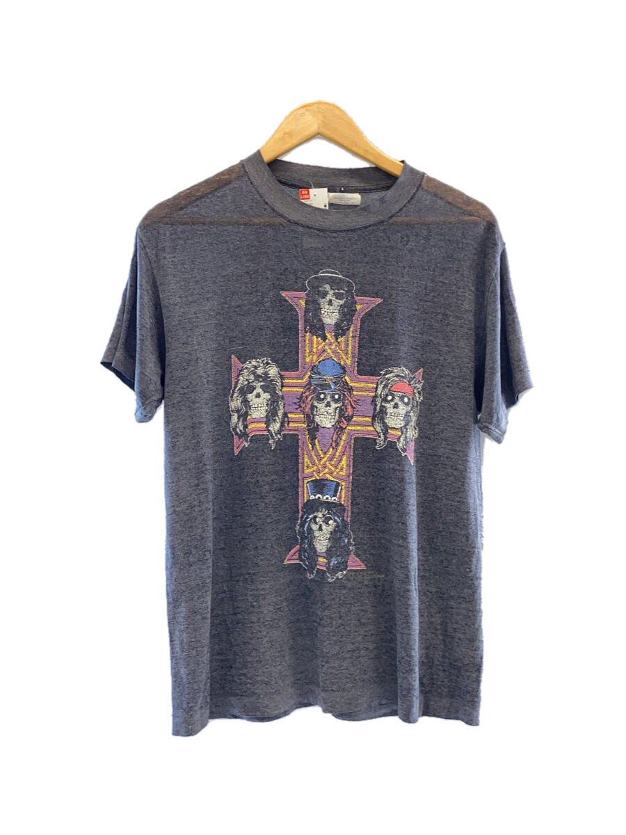 【中古】Tee Jays◆Guns N Roses/80s/USA製/Appetite for Distraction/M/黒いこと【メンズウェア】