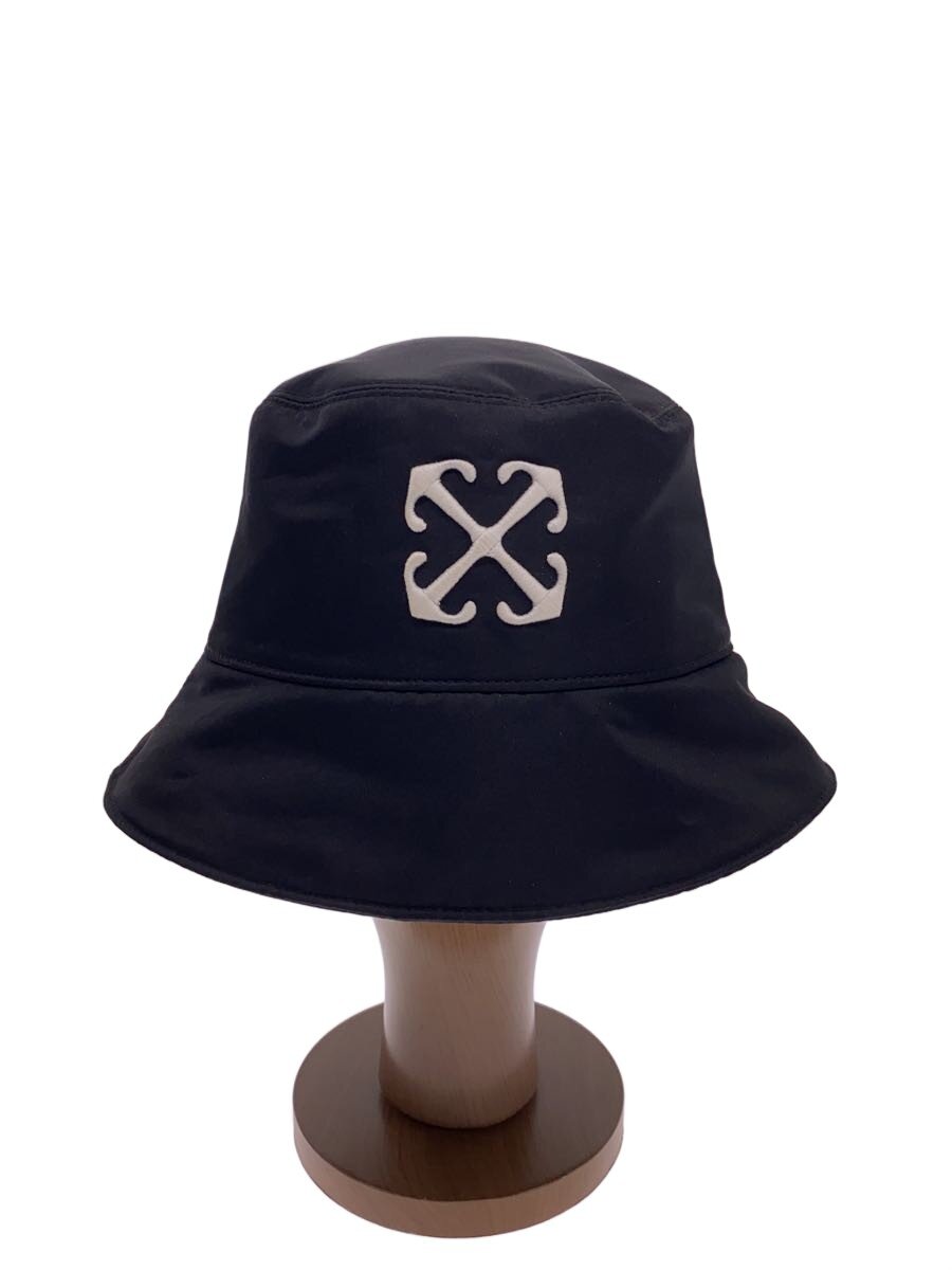【中古】OFF-WHITE◆かぶり笠/FREE/ポリエステル/BLK/無地/メンズ/OMLA034C99FAB007【服飾雑貨他】