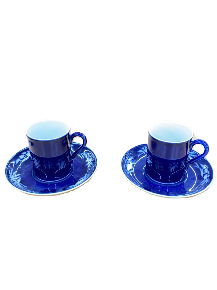 【中古】深川製磁◆カップ&ソーサー/2点セット/NVY【キッチン用品】