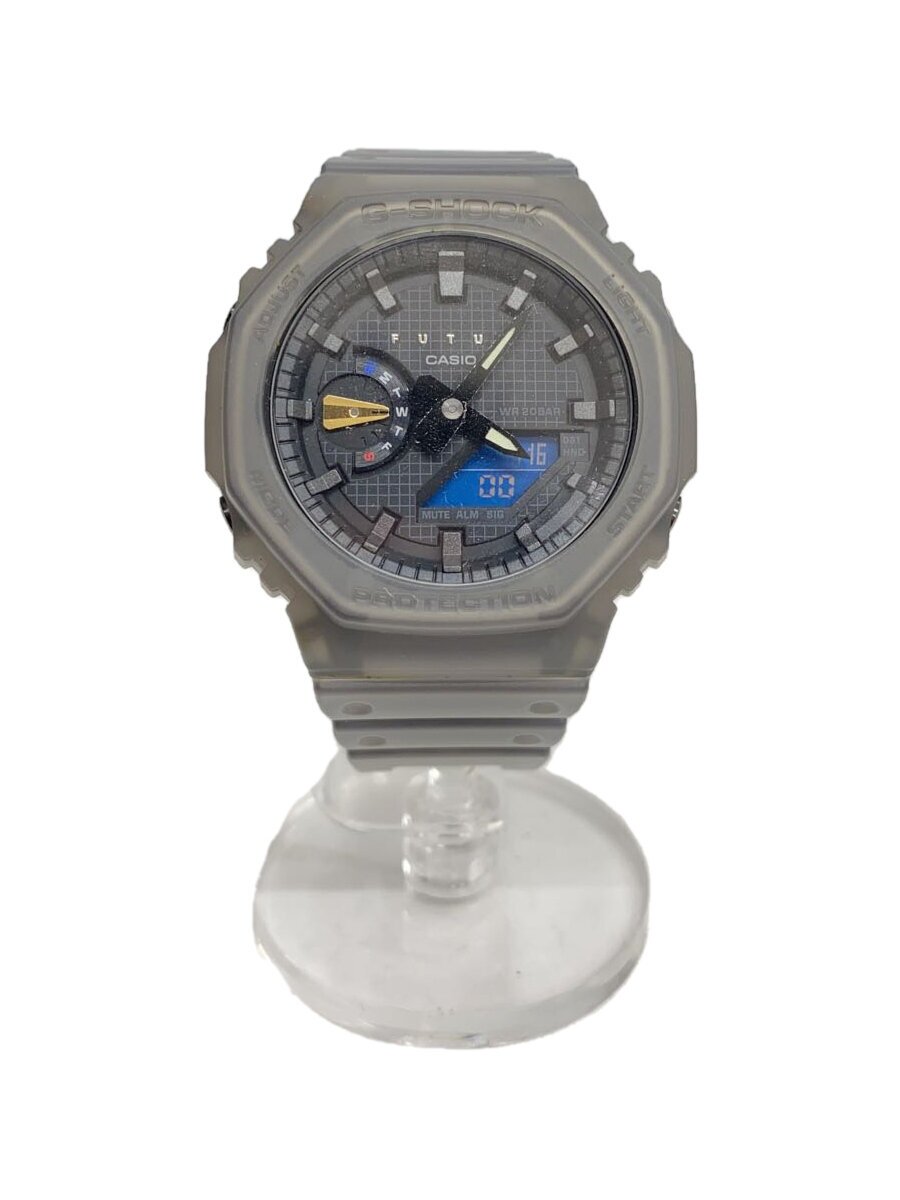 【中古】CASIO◆石英ウオッチ_G-SHOCK/デジアナ/BLK/GRY【服飾雑貨他】