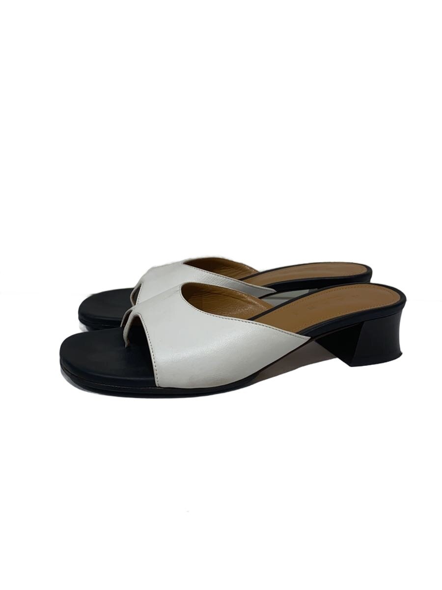 【中古】MARNI◆サンダル/36/WHT/なめし革【シューズ】