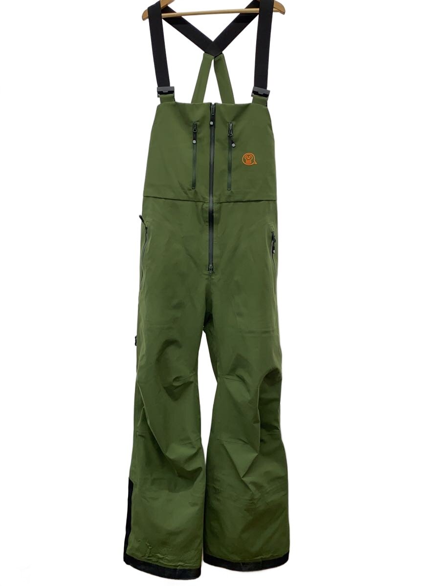【中古】UNFUDGE◆OUTWEAR/GENTLE BIB PANTS/ウェアー/XL/GRN//【運動競技】