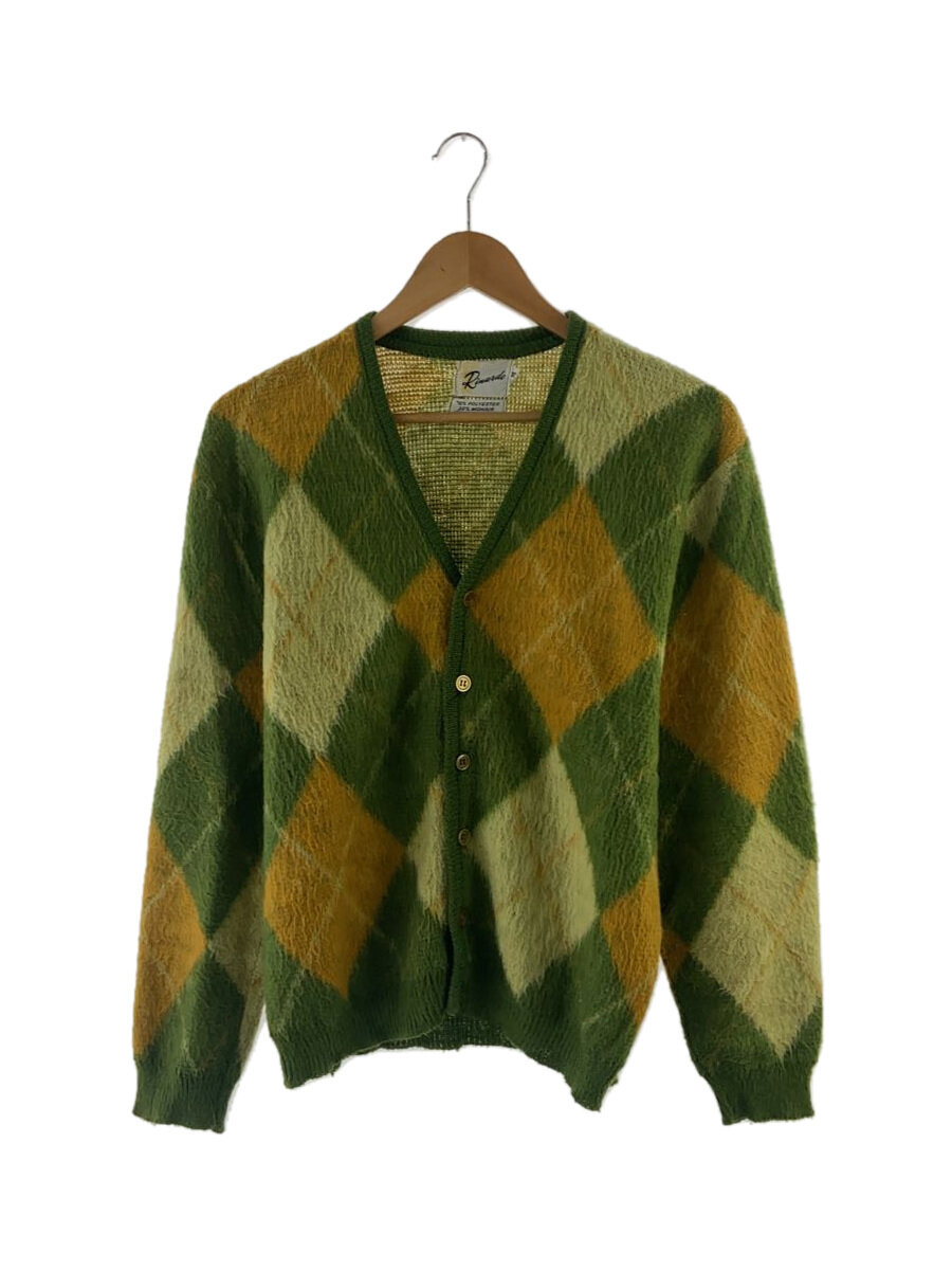【中古】ジレー(朦々たる)/M/モヘヤ/GRN/rinardo/50s-60s/VINTAGE/アーガイル//【メンズウェア】