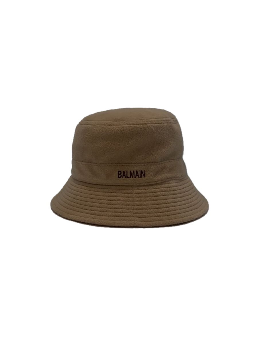 【中古】BALMAIN◆バケットハット/--/ポリエステル/BEG/無地/レディース【服飾雑貨他】｜2ｎｄ STREET 店