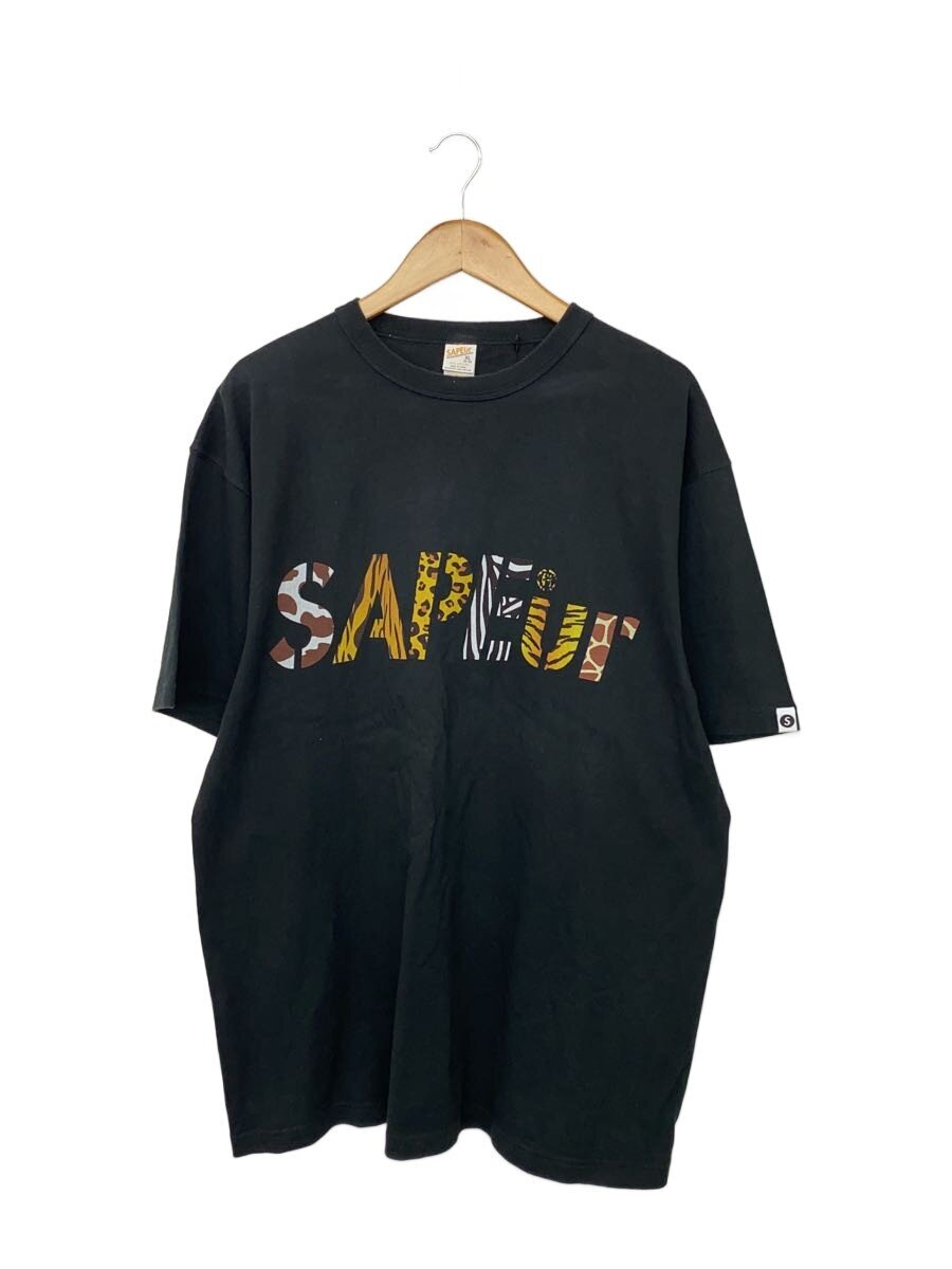 【中古】A Elegantes SAPEur◆プルオーバー/XL/綿織物/BLK【メンズウェア】