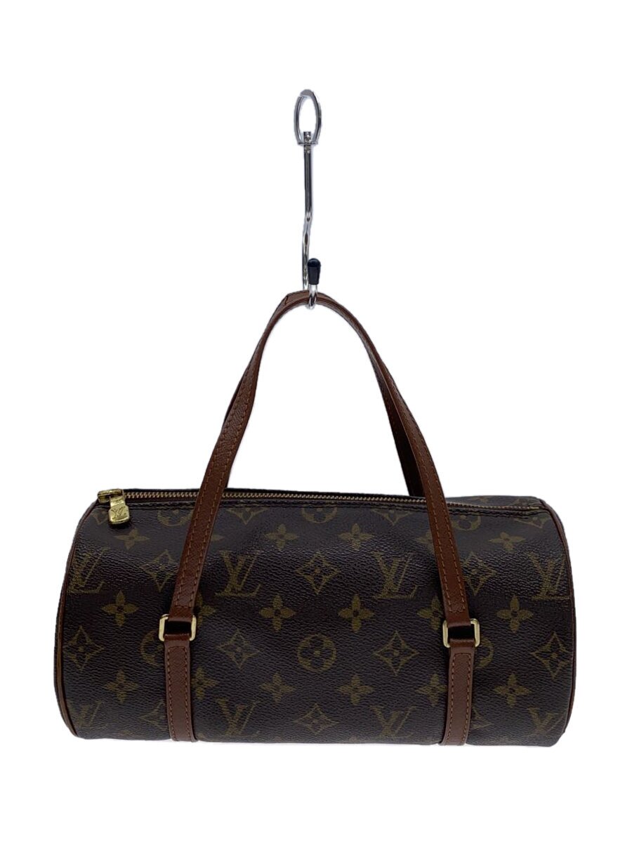 【中古】LOUIS VUITTON◆1)パピヨン26_モノグラム・帆布_BRW/PVC/BRW【御徒面子】