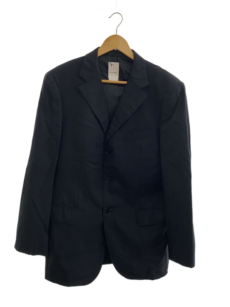 【中古】BURBERRY BLACK LABEL◆背広/--/羊毛/BLK/縞模様【メンズウェア】