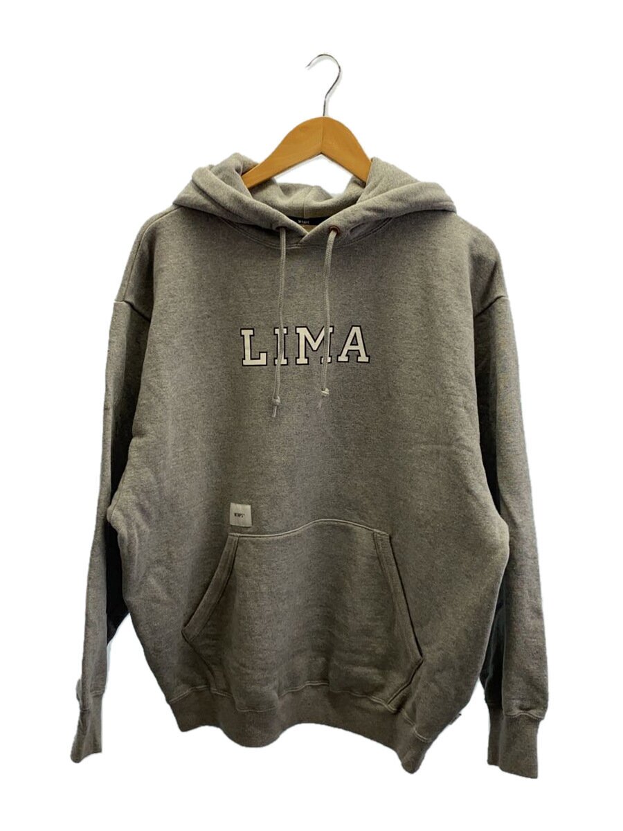 【中古】WTAPS◆パーカー/3/コットン/GRY/242ATDT-CSM19【メンズウェア】|2nd STREET 店