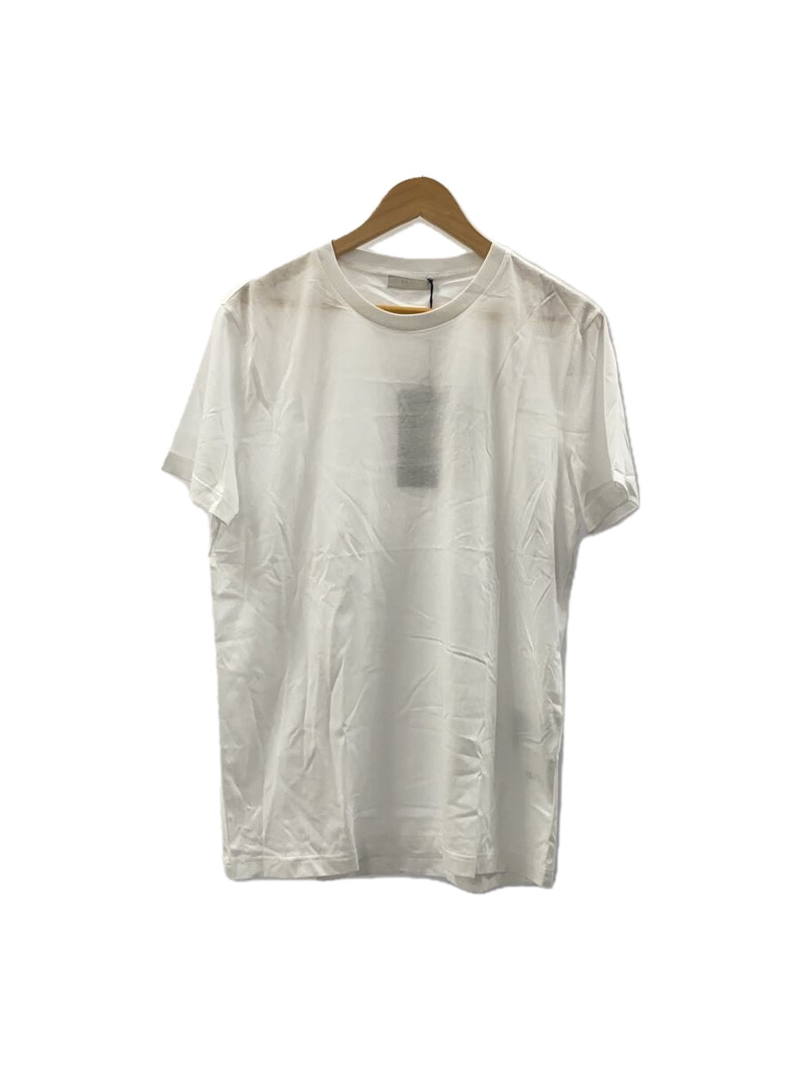 【中古】PRADA◆ティーシャツ/XL/綿織物/WHT/無地/デオキシリボ核酸829//【レディース御召しもの】