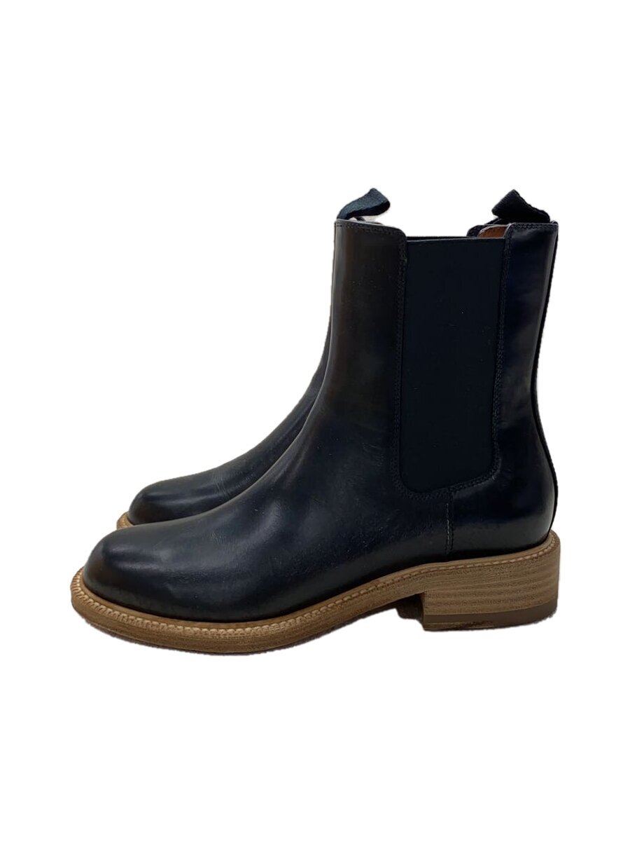 【中古】CELINE◆サイドゴアブーツ/35.5/BLK/なめし革/黒いこと/黒/セリーヌ//【シューズ】
