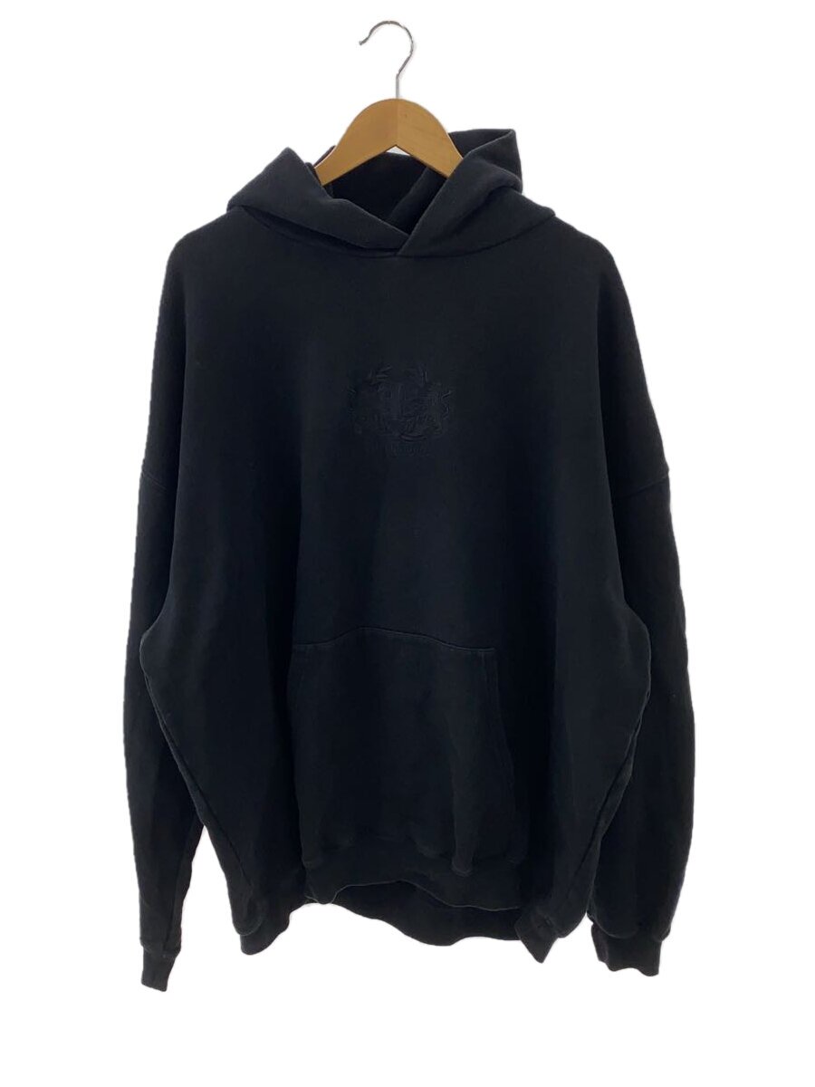 【中古】BALENCIAGA◆パーカー/XXS/綿織物/BLK/JP57 2020 02488【メンズウェア】