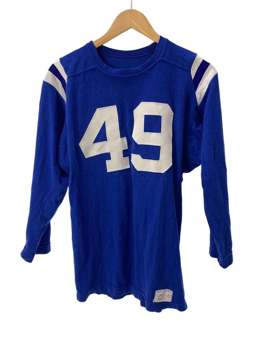 【中古】RUSSELL ATHLETIC◆60s/7分袖カットソー/40/コットン/BLU【メンズウェア】|2nd STREET 店