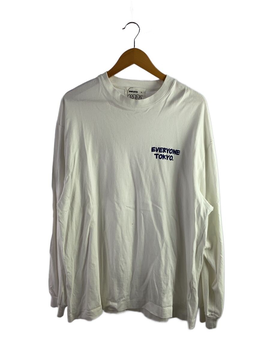 【中古】everyone◆長袖Tシャツ/XL/コットン/WHT/EV23-CS10【メンズウェア】｜2ｎｄ STREET 店