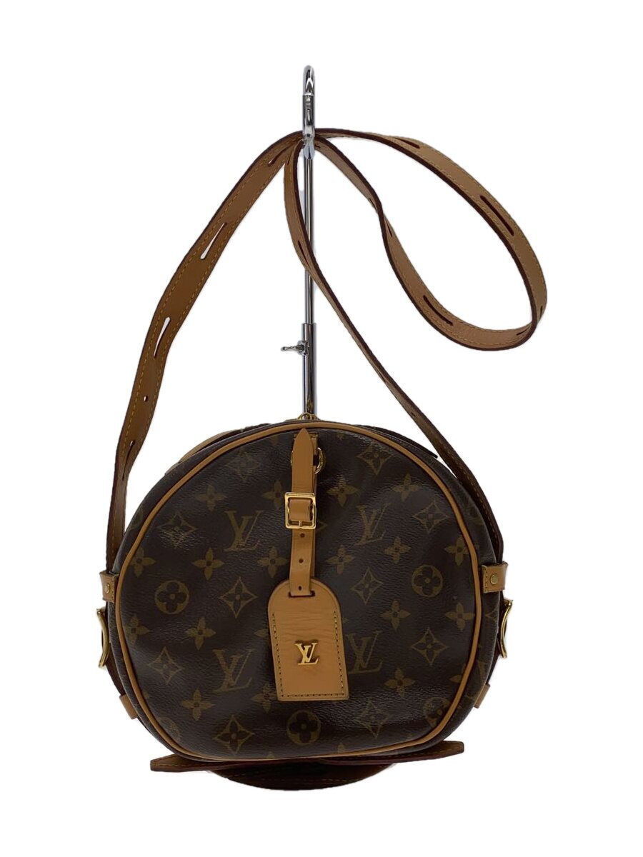 【中古】LOUIS VUITTON◆ボワット・シャポー・スープルMM_モノグラム・帆布_BRW/なめし革/BRW//【御徒面子】