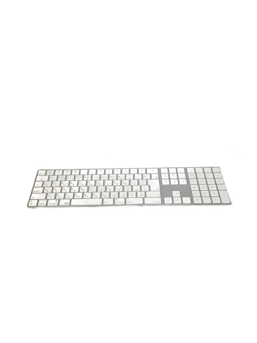 【中古】Apple◆鍵盤 Magic Keyboard テンキー付き添い人 (JIS) MRMH2J/A [間隔文字薄墨色]//【マイコン】