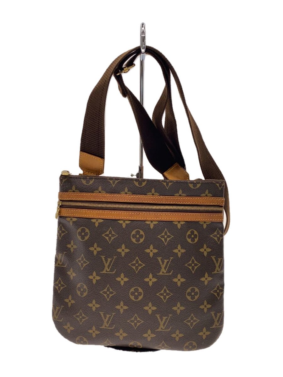 【中古】LOUIS VUITTON◆ポシェット・ボスフォール_モノグラム・キャンバス_BRW/PVC/BRW【バッグ】|2nd STREET 店