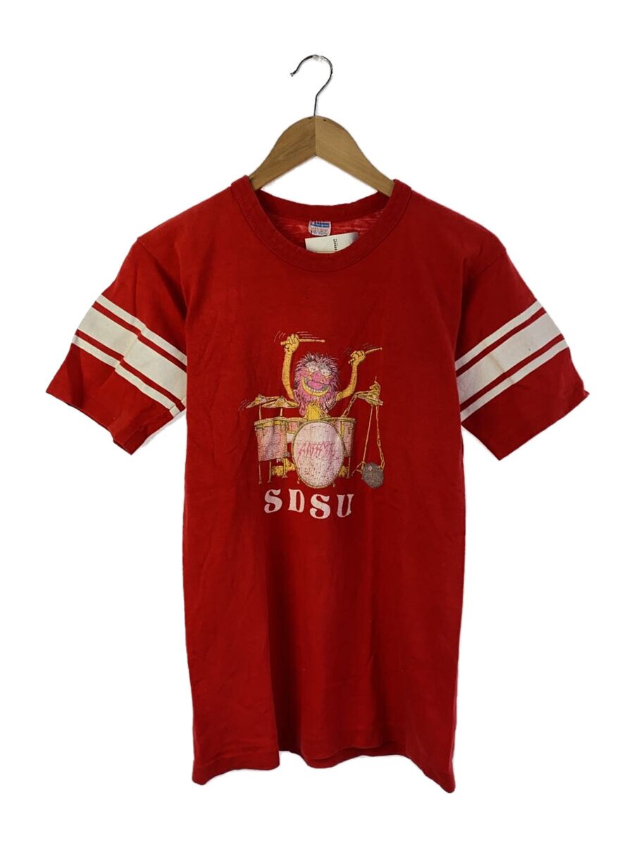 【中古】Champion◆Tシャツ/M/コットン/RED/プリント【メンズウェア】｜2ｎｄ STREET 店