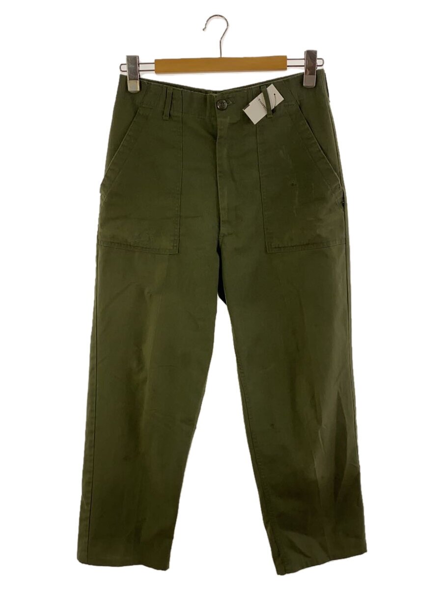 【中古】US.ARMY◆下つ方/--/綿織物/KHK/無地/ベイカーパンツ/当てずっぽう70s/SCOVILLジップ/OG-107//【メンズウェア】