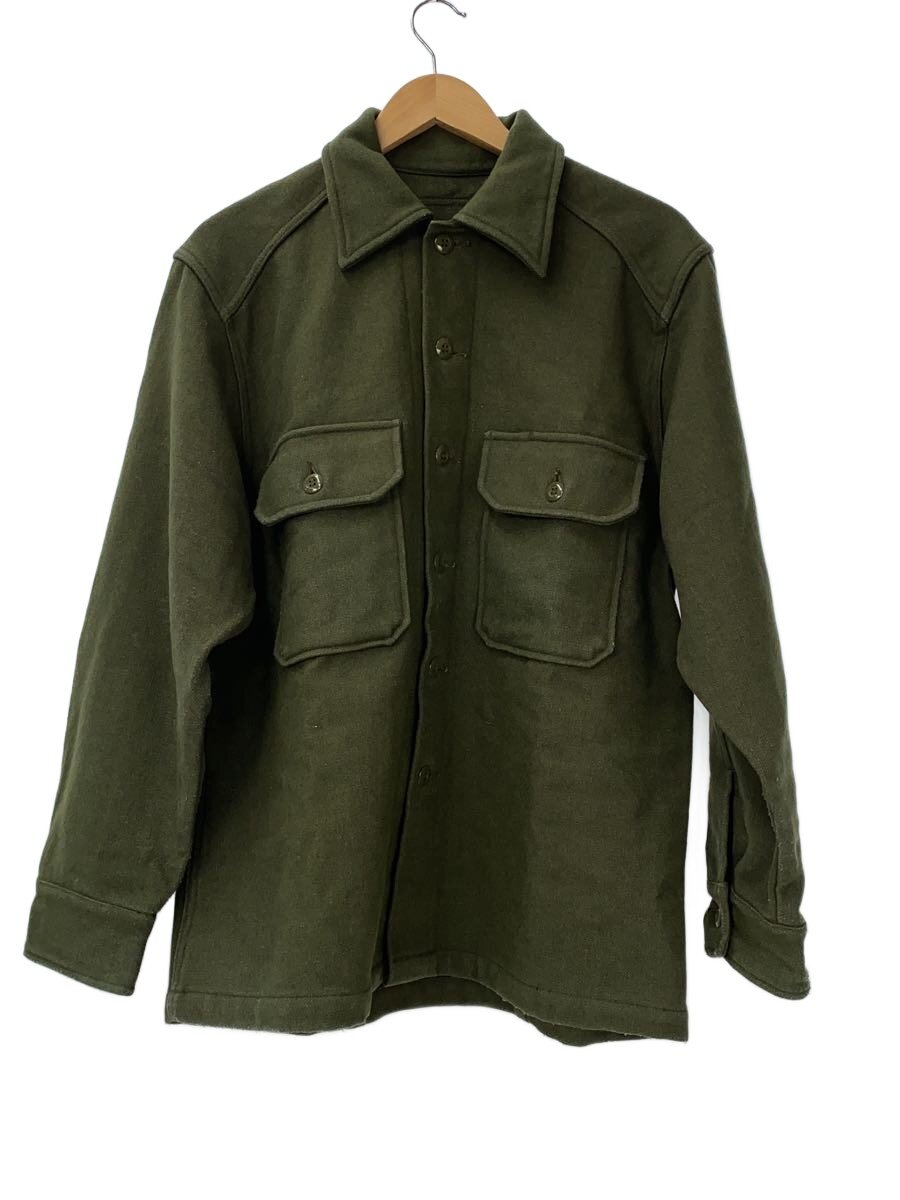 【中古】CANADIAN MILITARY◆ウールシャツ/長袖シャツ/S/ウール/KHK/8415-21-905-7507【メンズウェア】｜2ｎｄ STREET 店