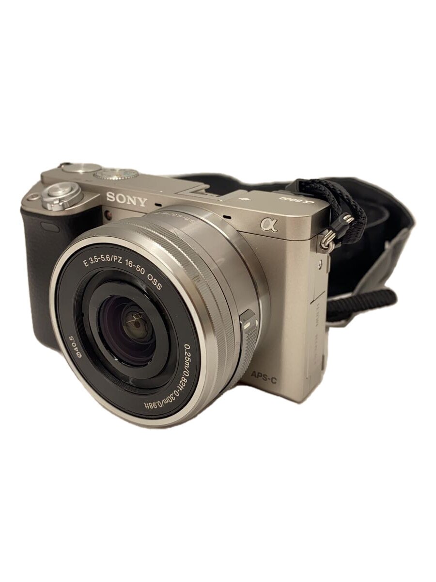 【中古】SONY◆デジタル一眼写真機 α6000 ILCE-6000L パワーズームレンズキット [黒いこと]【写真機】